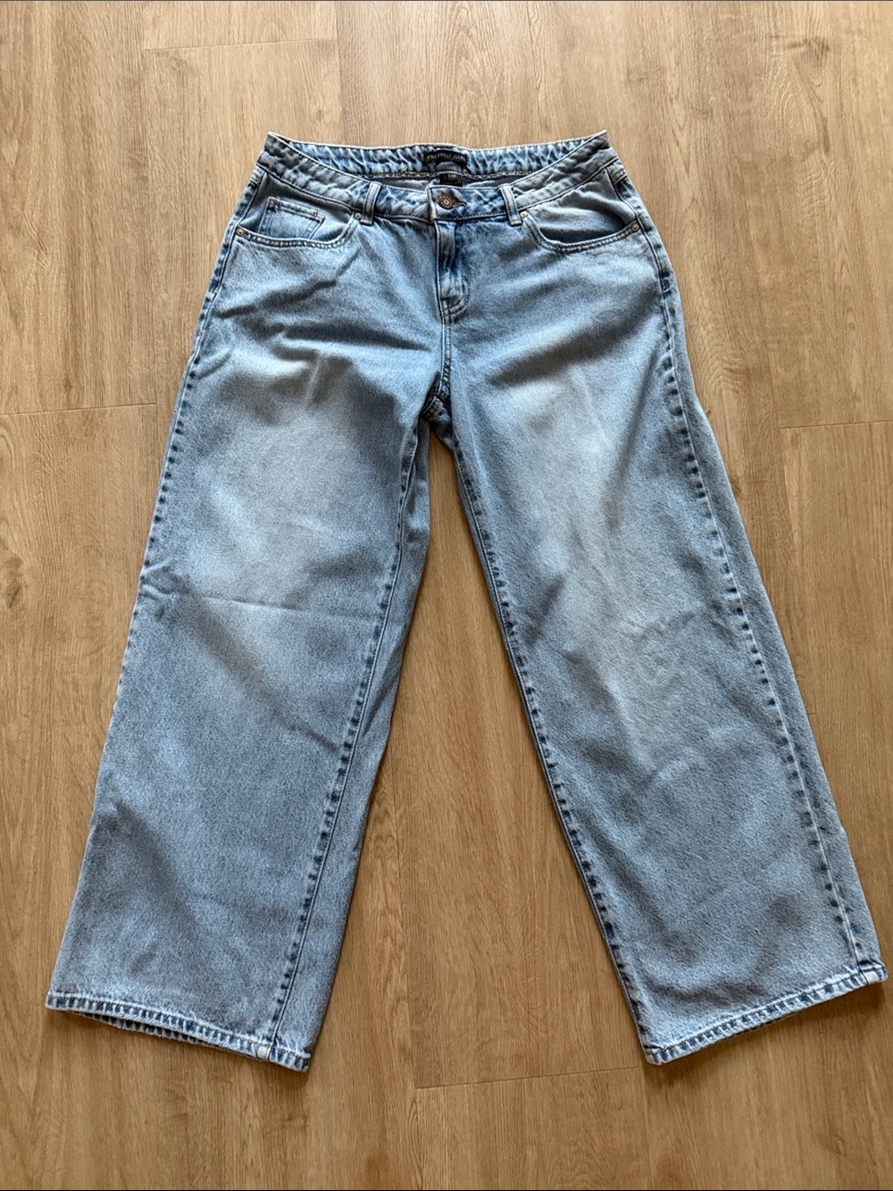 Sincerely Jules Women's Light Blue Relaxed Wide-Leg Jeans